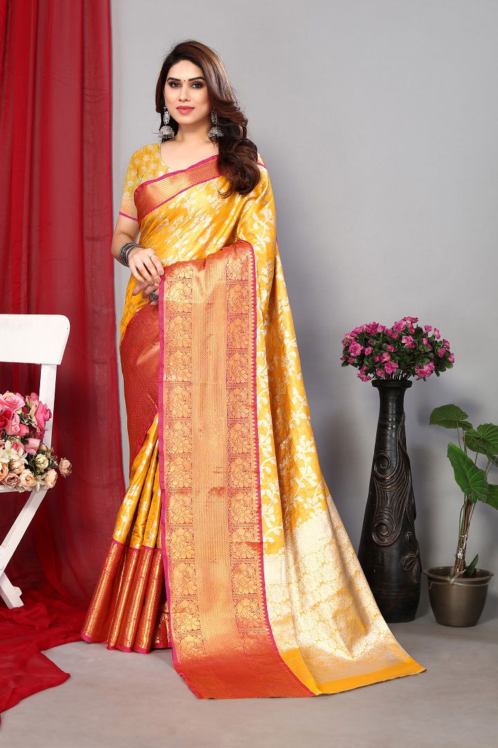 Meera 153 Color Set Banarasi SIlk Sarees Catalog
